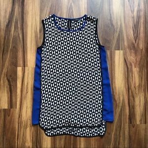 THML Multi-Color Geometric Sleeveless Print Dress